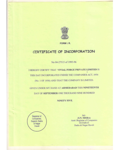 Certificate 3